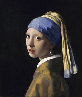 Meisje met de parel van Vermeer 1665-1667 kennisbank Zilver.nl